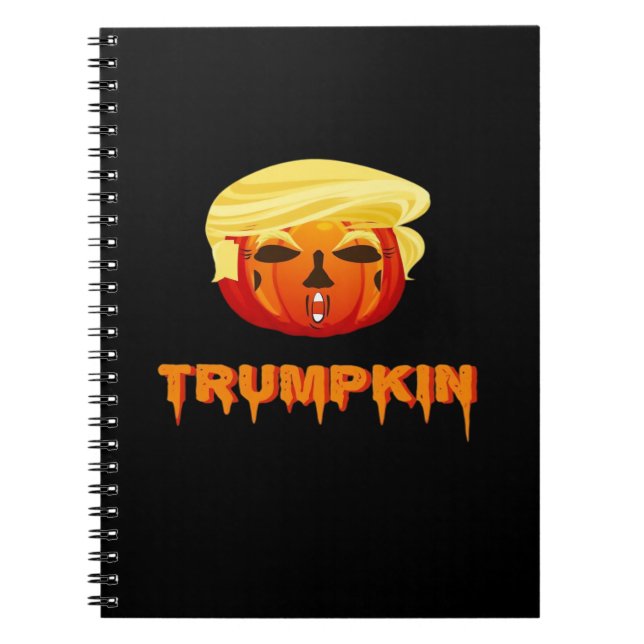 Caderno Espiral Feliz Halloween - Trumpkin Classic (Frente)