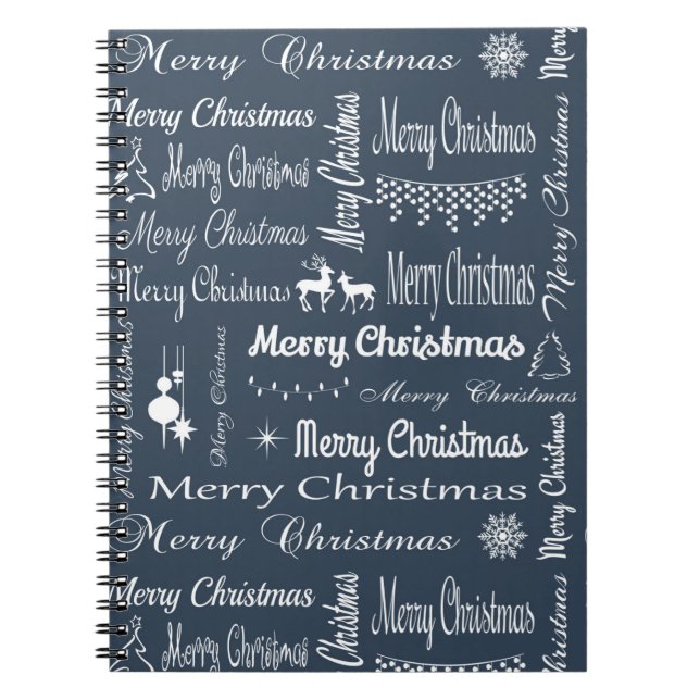 Caderno Espiral Feliz Natal (Frente)