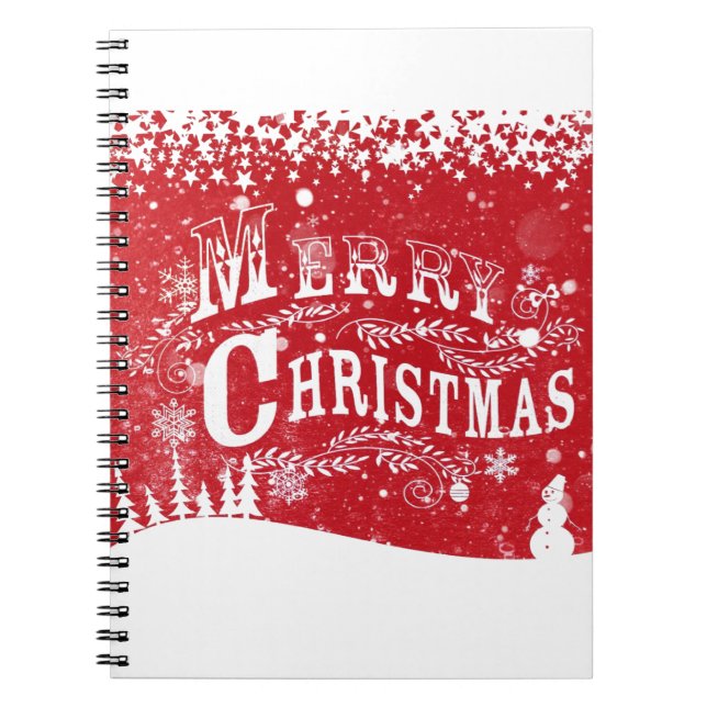 Caderno Espiral Feliz Natal (Frente)