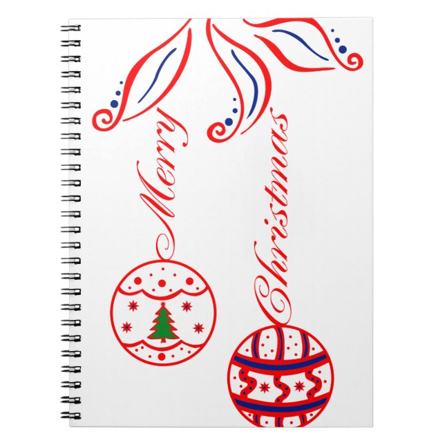Caderno Espiral Feliz Natal (Frente)