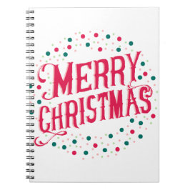 Caderno Espiral Feliz Natal