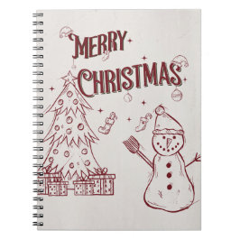 Caderno Espiral Feliz Natal Divertido