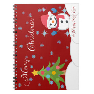Caderno Espiral Feliz Natal e Feliz ano novo!