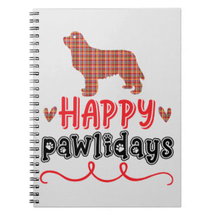 Caderno Espiral Feliz Natal Palavras Engraçadas
