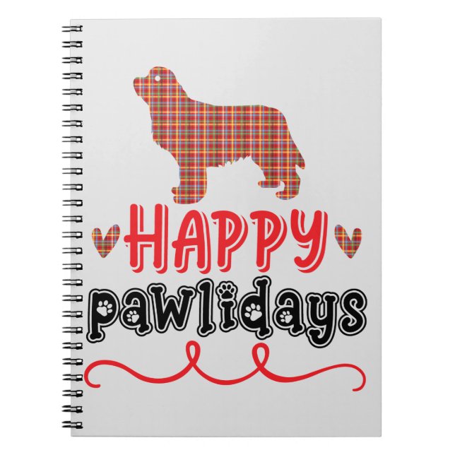 Caderno Espiral Feliz Natal | Palavras Engraçadas (Frente)