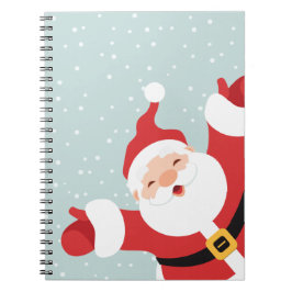 Caderno Espiral Feliz Natal Papais noeis animados | Notebook