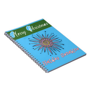 Caderno Espiral Feliz Natal Sunshine Holiday