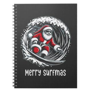 Caderno Espiral Feliz Surfmas