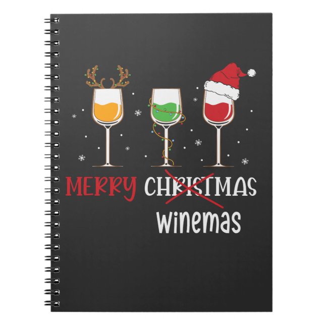 Caderno Espiral Feliz Winemas (Frente)