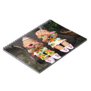 Caderno Espiral Felizes Amigos da Melancia