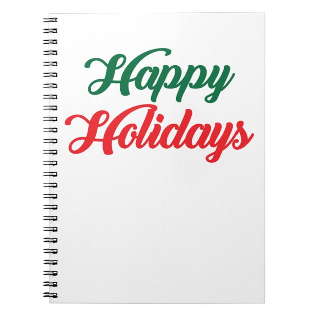 CADERNO ESPIRAL FELIZES HOLIDAYS (Frente)