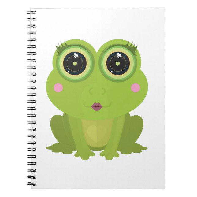 Caderno Espiral Female Frog (Frente)
