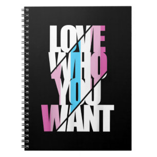 Caderno Espiral Femboy Love Who you want T-Shirt