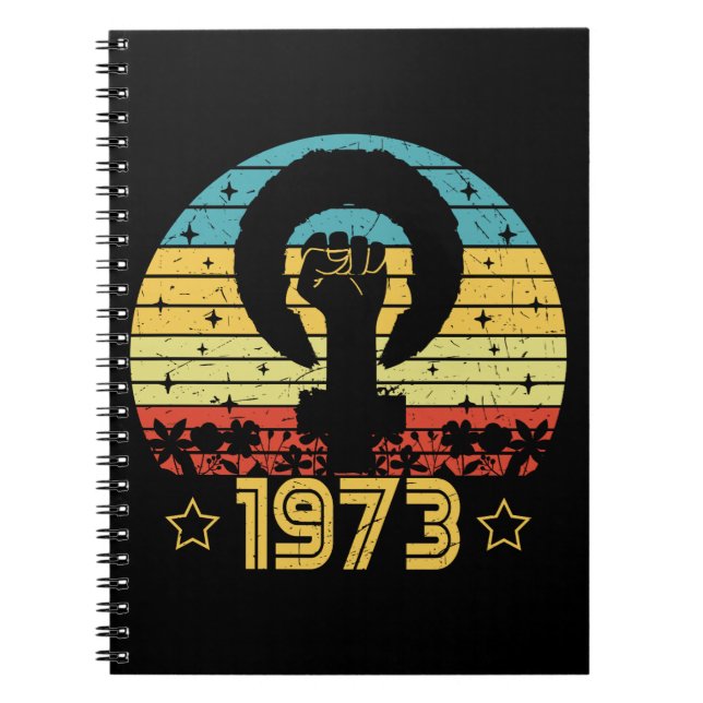 Caderno Espiral Feminista Roe V Wade Rights 1973 Drawstring Bag (Frente)