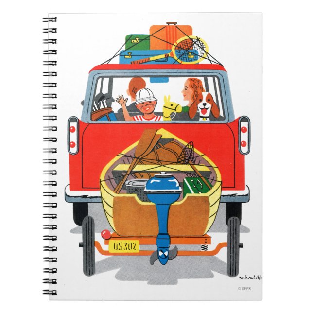 Caderno Espiral Férias de Verão (Frente)