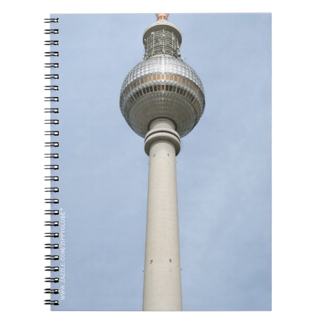 Caderno Espiral Fernsehturm Berlin (Frente)