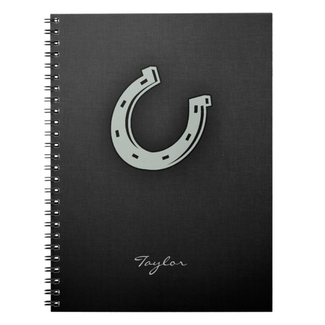 Caderno Espiral Ferradura de Cinza (Frente)
