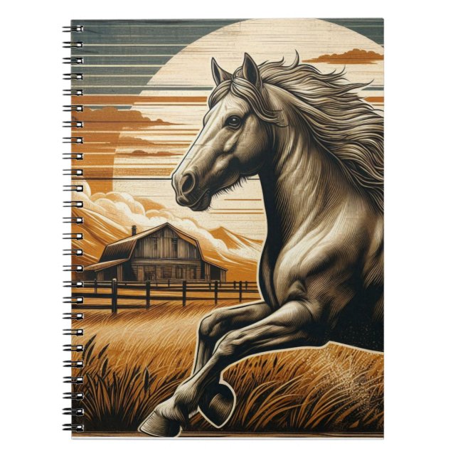 Caderno Espiral Ferrugem/vintagem (Frente)