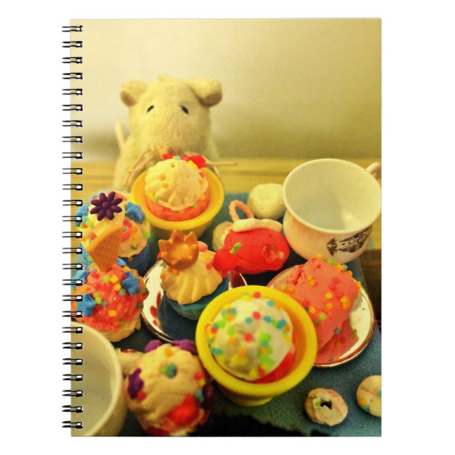 Caderno Espiral Festa de chá (Frente)