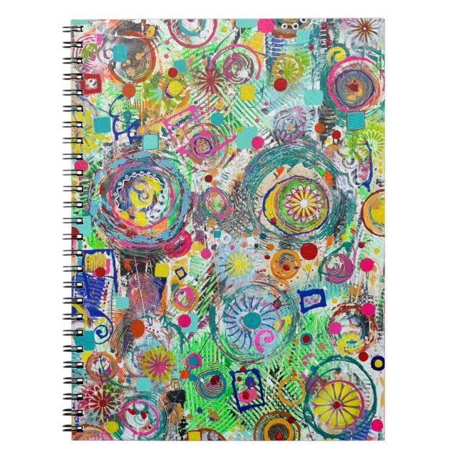 Caderno Espiral Festa em um Bloco de Notas (Frente)