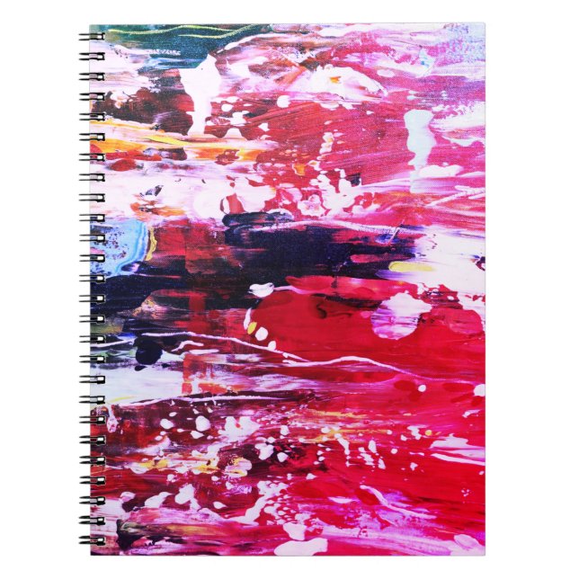 Caderno Espiral Festivité variation rose (Frente)