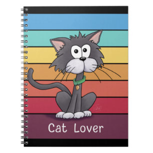 Caderno Espiral Festivo Cat Lover