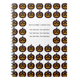 Caderno Espiral Festivo Pumpkin Halloween
