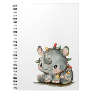 Caderno Espiral Festivo Rhino