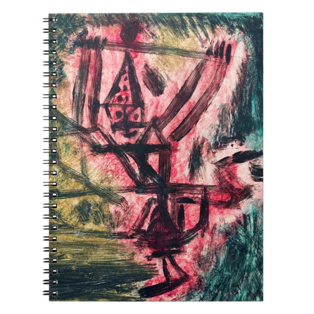 Caderno Espiral Feuer Clown (Fire Clown), (1921) por Paul Klee (Frente)