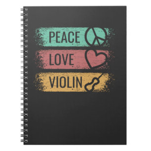 Caderno Espiral Fiddle Violinista Violino
