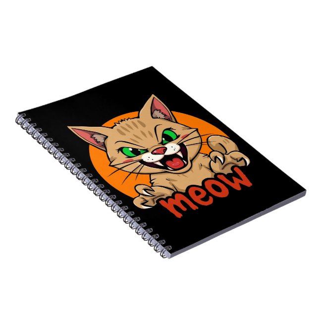 Caderno Espiral Fierce Cat (Lado Direito)
