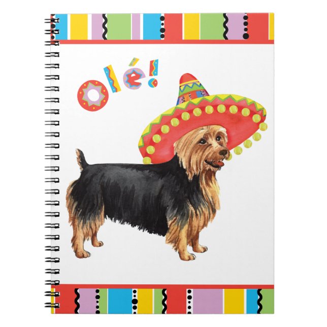 Caderno Espiral Fiesta Australian Terrier (Frente)