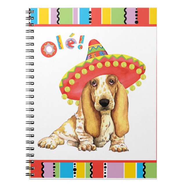Caderno Espiral Fiesta Basset (Frente)