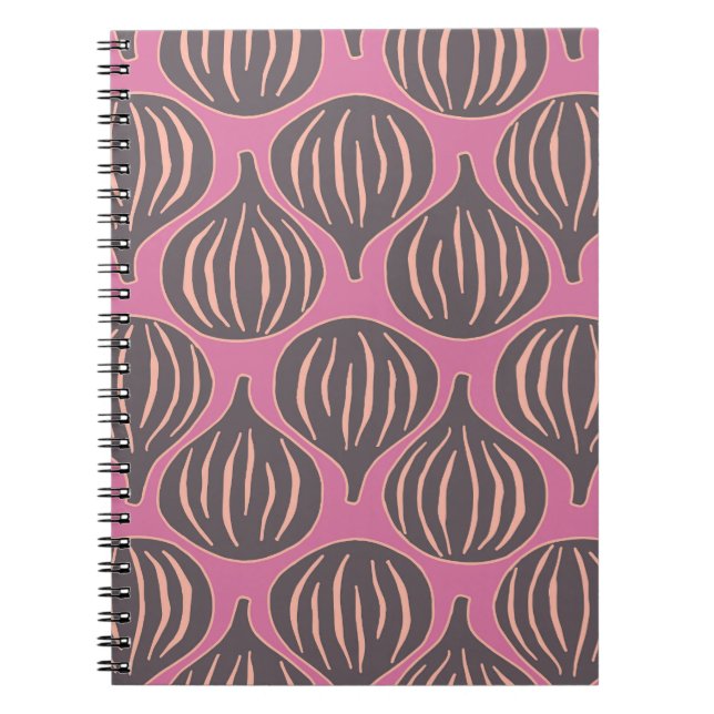 Caderno Espiral Fig Fantasy: Feriado Vintage Sem Fios (Frente)