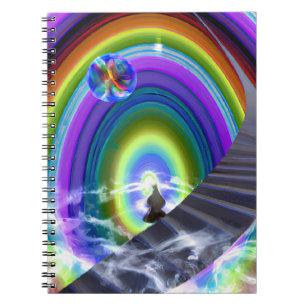 Caderno Espiral Figura Misteriosa no Stargate Inter-Dimensional