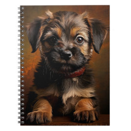 Caderno Espiral Filhote de Border Terrier