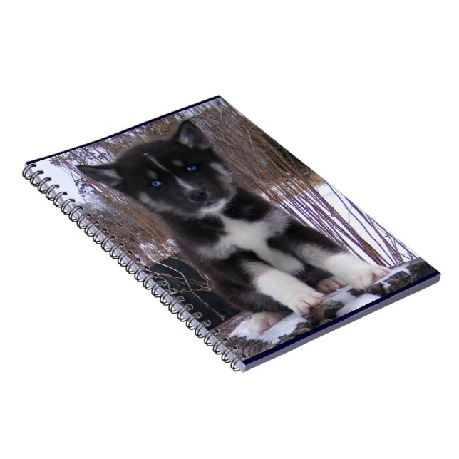 Caderno Espiral Filhote de cachorro ronco (Lado Direito)