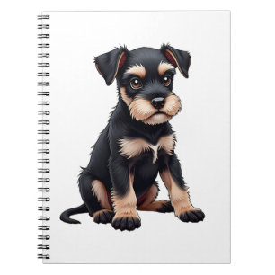 Caderno Espiral Filhote de Schnauzer Miniatura (3)
