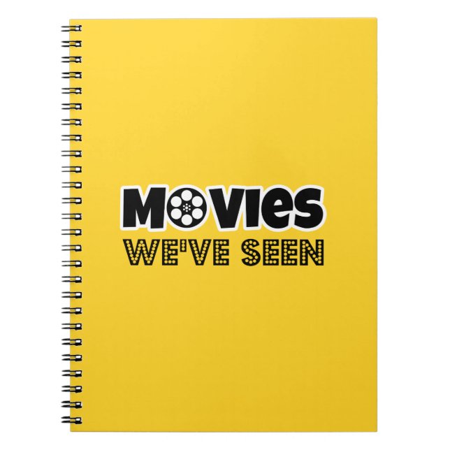 Caderno Espiral Filmes que vimos (Frente)