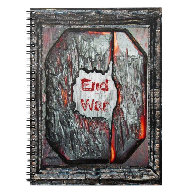 Caderno Espiral Fim da Guerra (Frente)