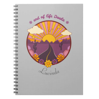 Caderno Espiral Fim de vida Doula, enfermeira de asilo
