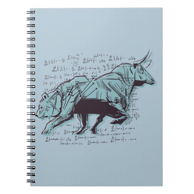 Caderno Espiral Finanças na Análise do Mercado de Ações (Frente)