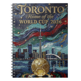 Caderno Espiral Fine Toronto Soccer Art 2026 Stadium 