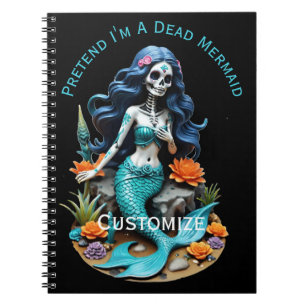 Caderno Espiral Fingindo que sou uma Sereia Morta Thunder_Cove