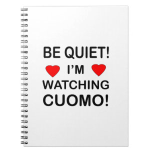 Caderno Espiral FIQUE CALADO! Estou assistindo CUOMO
