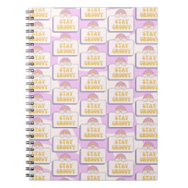 Caderno Espiral Fique Groovy