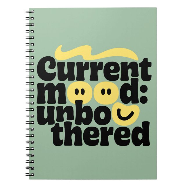 Caderno Espiral Fique sem problemas (Frente)