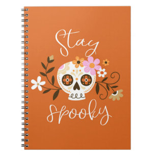 Caderno Espiral Fique Spooky