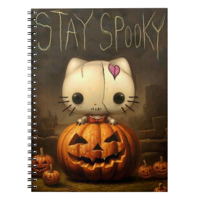 Caderno Espiral Fique Spooky (Frente)