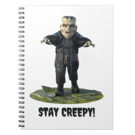 Caderno Espiral Fiquem Assustados! Monstro de Frankenstein